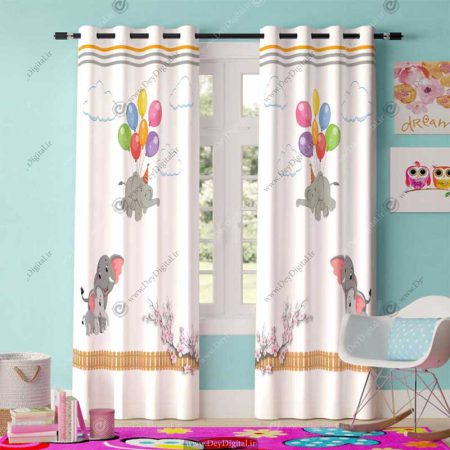 پرده پانچی اتاق کودک pk-2723