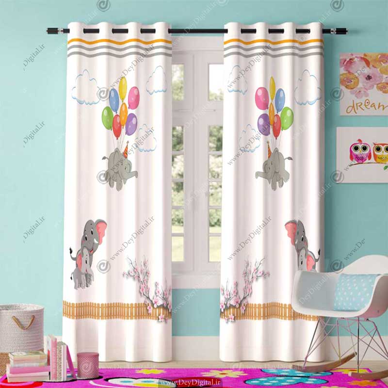 پرده پانچی اتاق کودک pk-2723