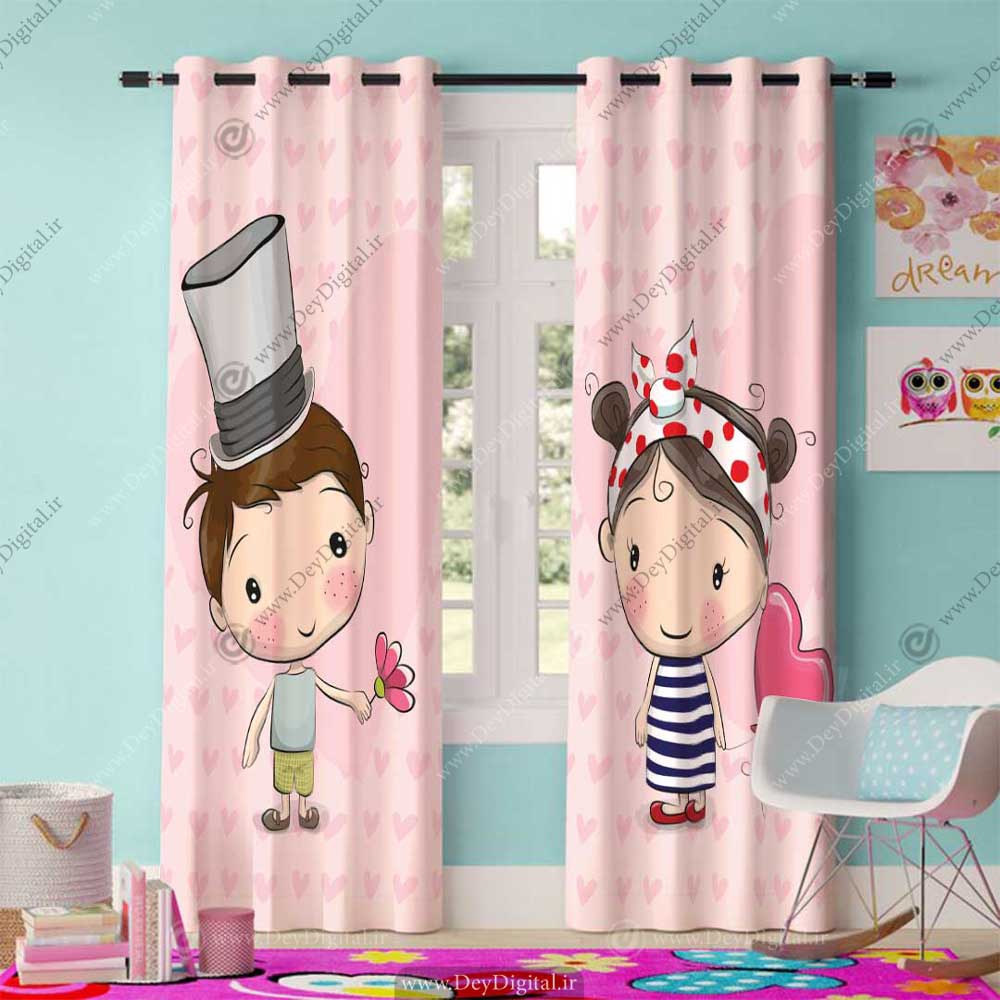 پرده پانچی اتاق کودک pk-2740