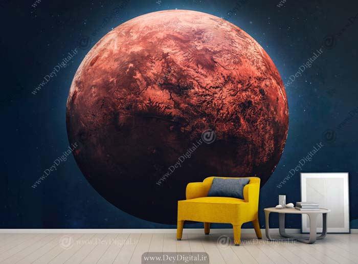 پوستر دیواری سیاره مریخ BA-4202