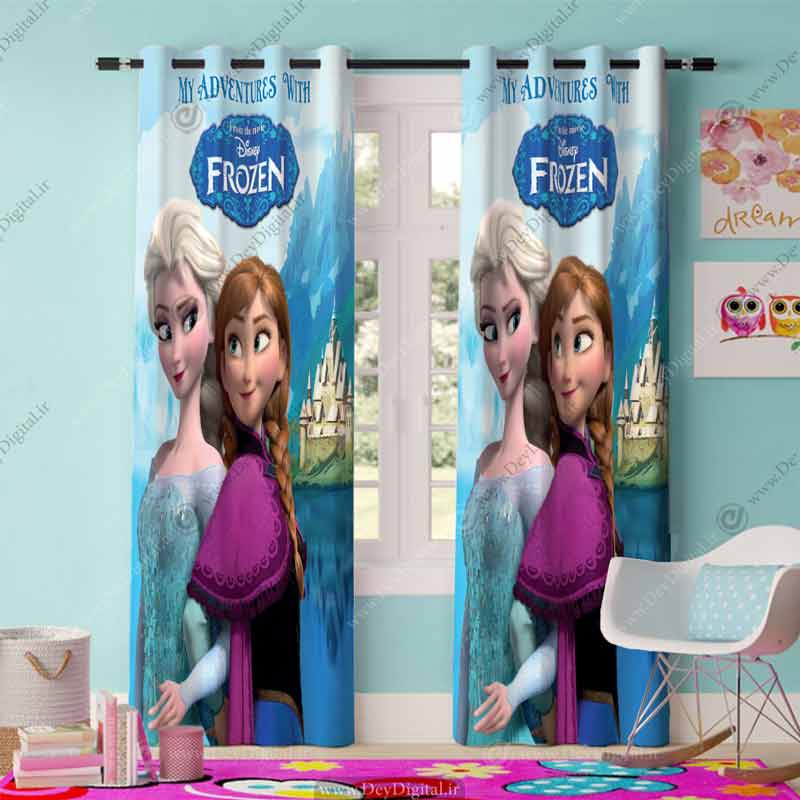 پرده چاپی فروزن PK-2765