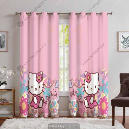 پرده پانچی گربه عروسکی کیتی PK-3161
