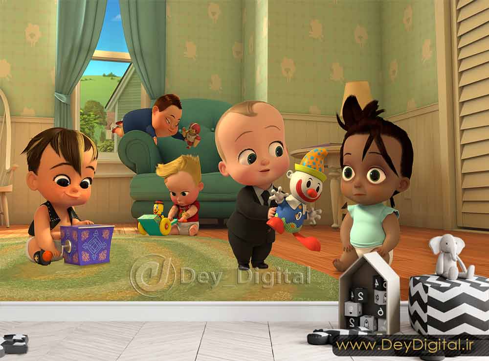 پوستر دیواری Boss Baby کد ba-5680