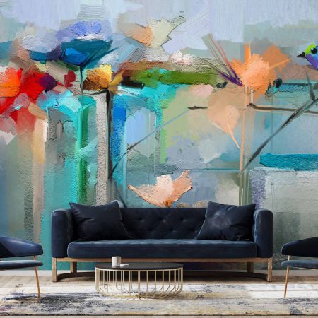 پوستر دیواری نقاشی پروانه ای ba-5814