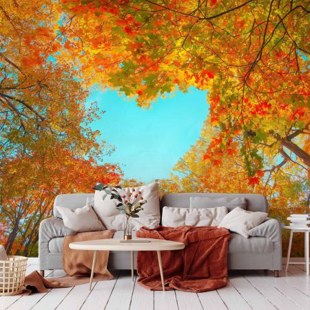 پوستر دیواری درختان پاییزی ba-5838