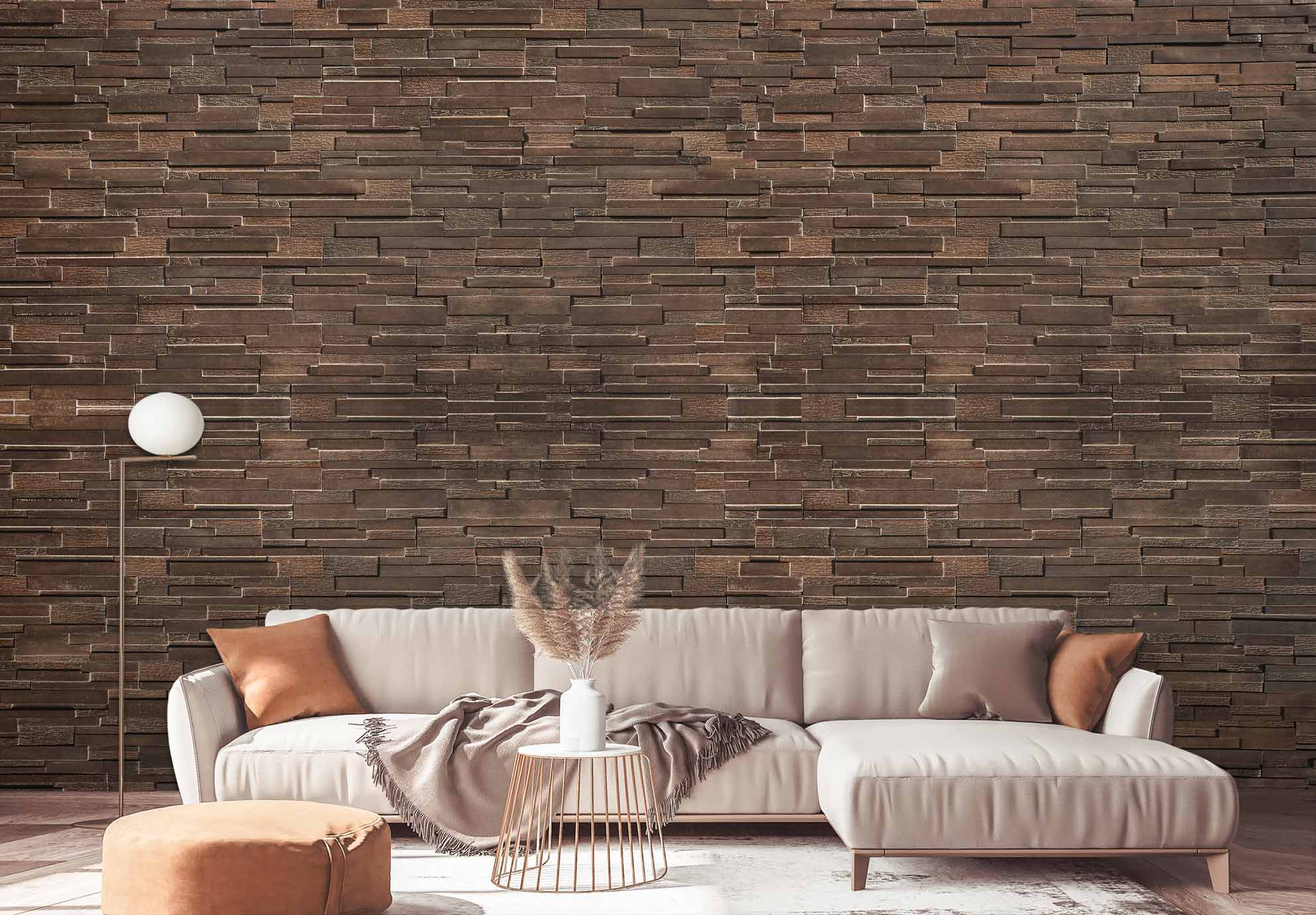 کاغذ دیواری دیوار آجرنما ba-5956