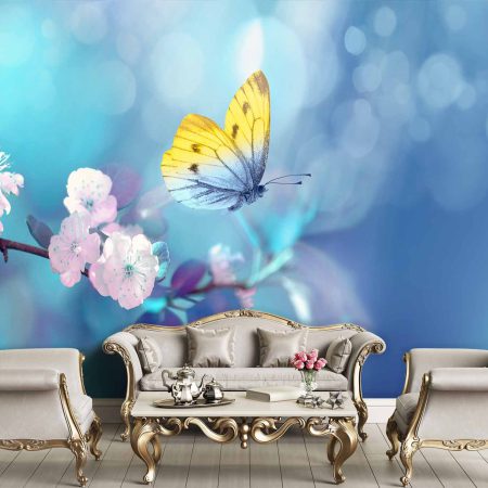 پوستر دیواری پروانه زیبا ba-6002