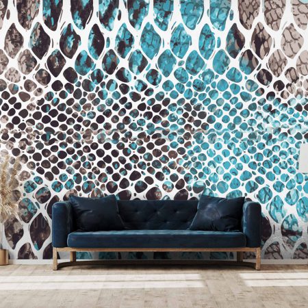پوستر دیواری پوست ماری آبی ba-6027