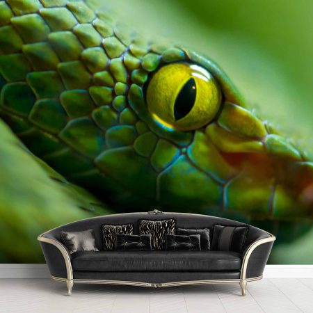 پوستر دیواری مار سبز ba-6029