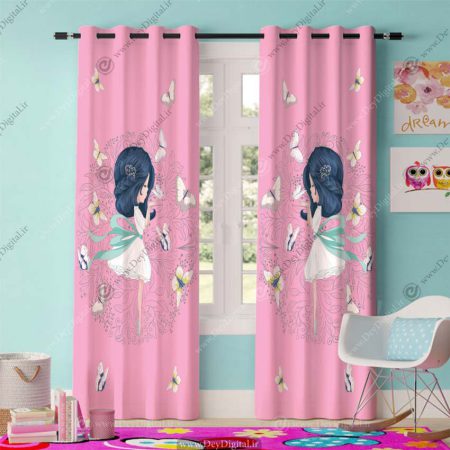 پرده چاپی فرشته کوچولو PK-2882