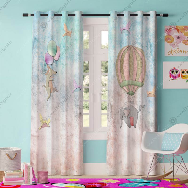 پرده پانچی عروسکی فیل HK-6651