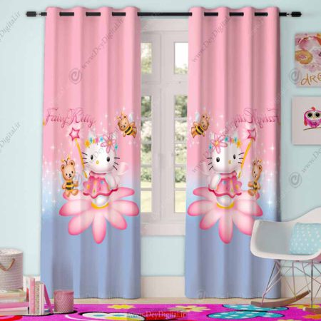 پرده پانچی pk-2982 Hello Kitty