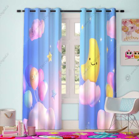 پرده پانچ ماه و ستاره pk-4140