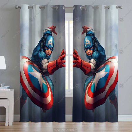 پرده پانچی کاپیتان آمریکا pk-4163