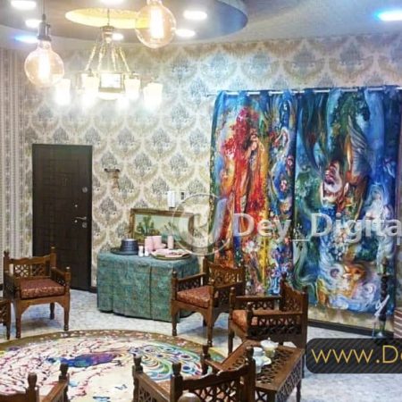 نمونه اجرایی پرده چاپی