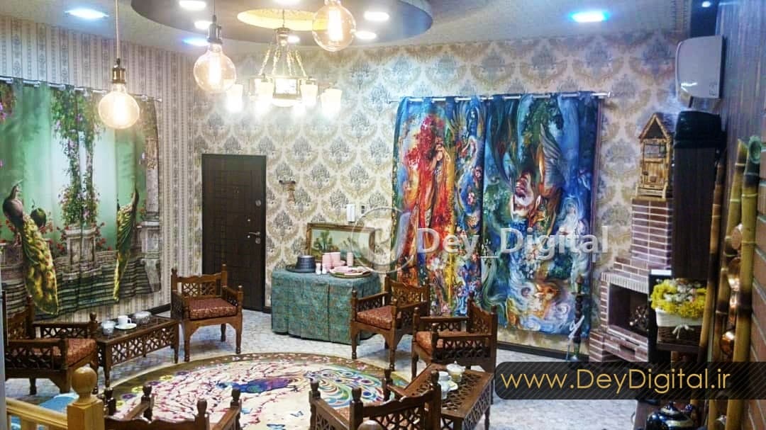نمونه اجرایی پرده چاپی