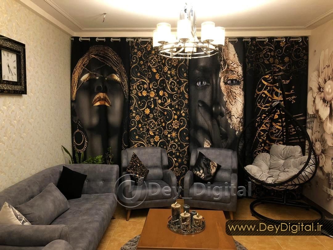 نمونه اجرایی پرده چاپی