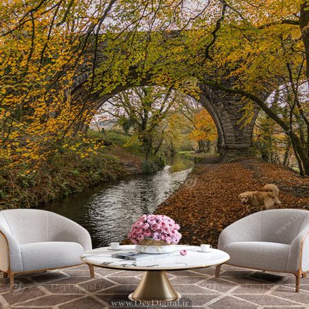 پوستر سه بعدی طبیعت پاییزی BA-4247