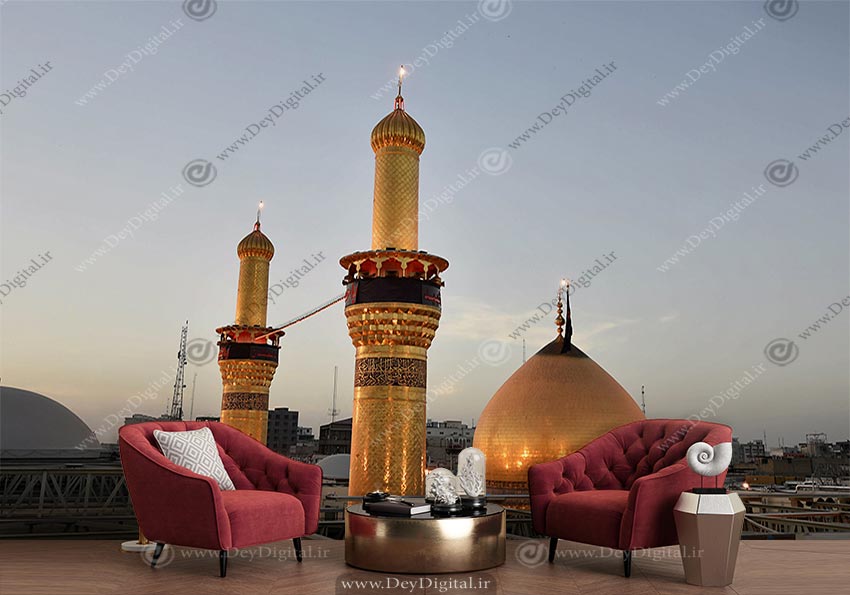 کاغذ دیواری مذهبی کربلا BA-6201