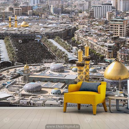 کاغذ دیواری مذهبی بین الحرمین BA-6207