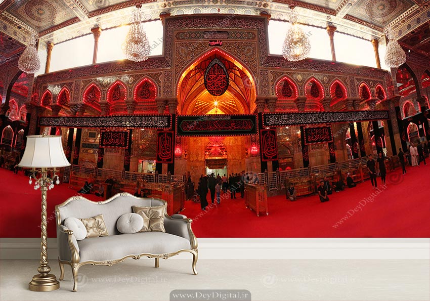 کاغذ دیواری حرم امام حسین کربلا BA-6219