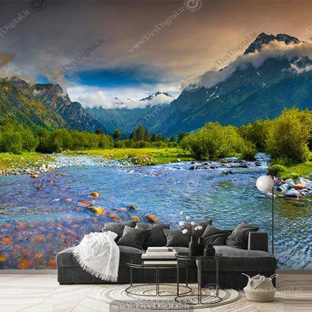 کاغذ دیواری سه بعدی منظره طبیعت NH-1040