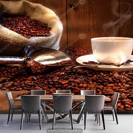 پوستر دیواری قهوه فروشی