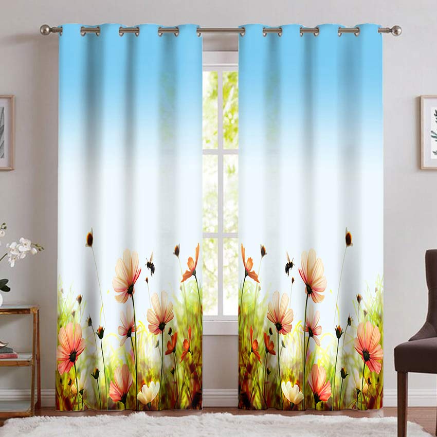 پرده چاپی پانچی طبیعت pk-2080