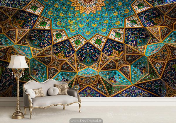 پوستر دیواری کاشیکاری سنتی BA-2559