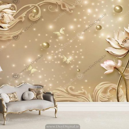 گل سه بعدی پشت تلویزیون BA-3731