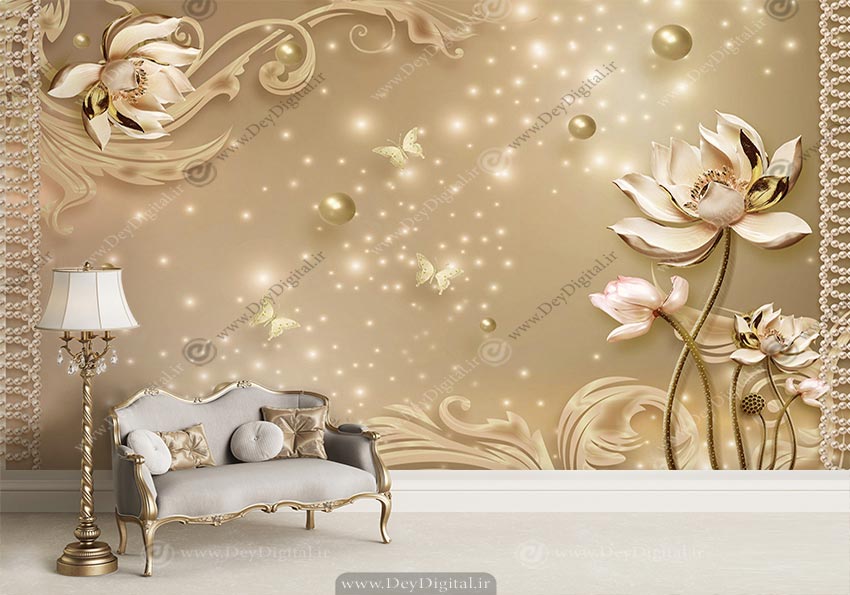 گل سه بعدی پشت تلویزیون BA-3731