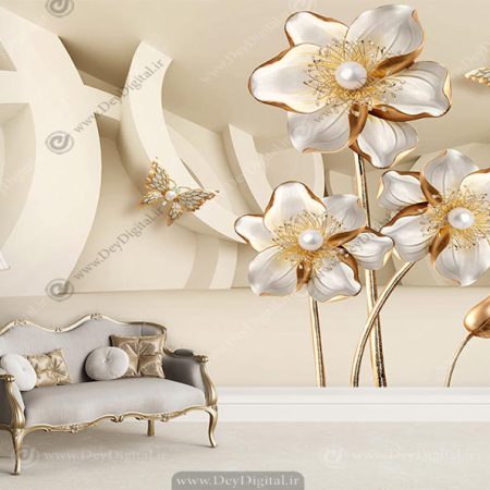 پوستر سه بعدی برای پذیرایی