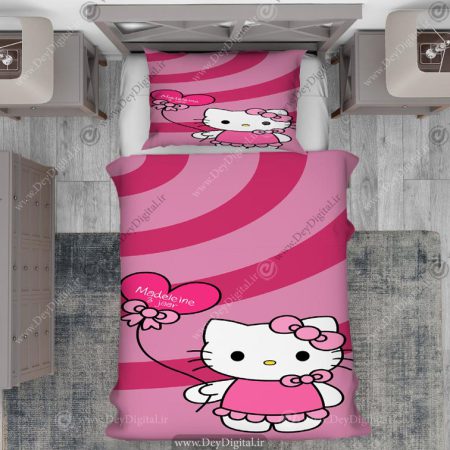 روتختی سه بعدی دخترانه طرح Hello Kitty کیتی PK-2780b