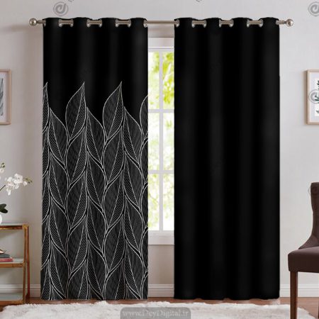 پرده پانچی لاکچری شیک و ساده PK-5106