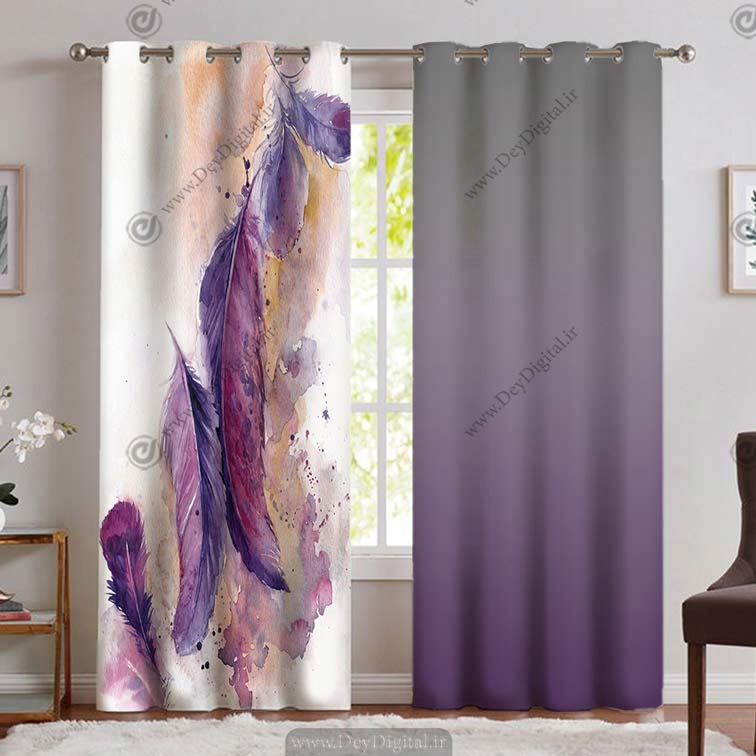 پرده فانتزی اتاق خواب pk-2555b