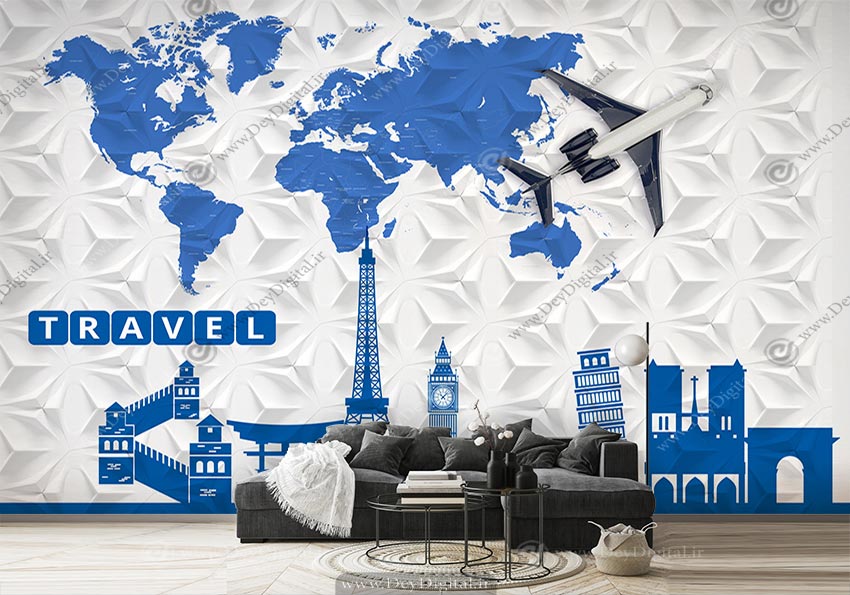 پوستر دیواری آبرای ژانس هواپیمایی مسافربری