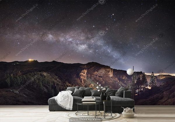 پوستر دیواری آسمان پر ستاره