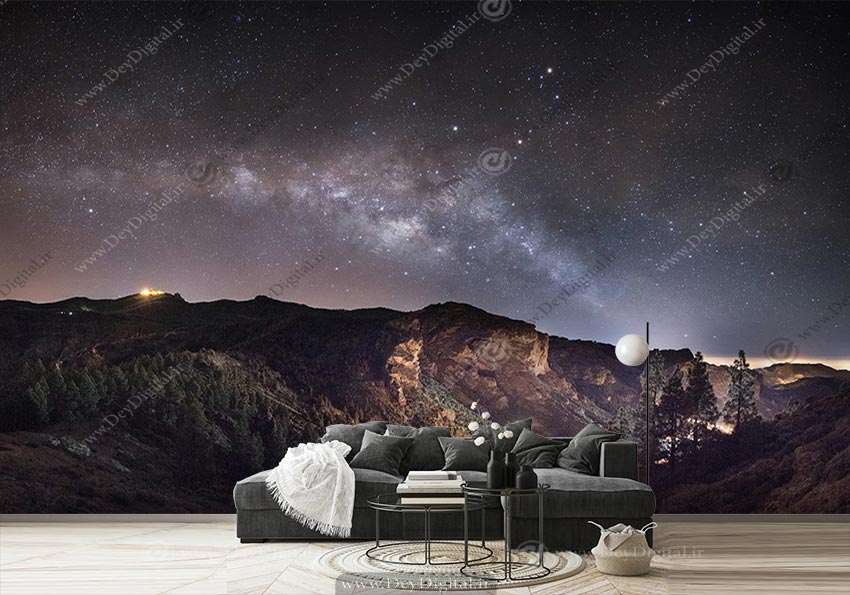 پوستر دیواری آسمان پر ستاره