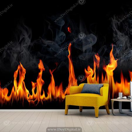 پوستر دیواری مدرن طرح آتیش