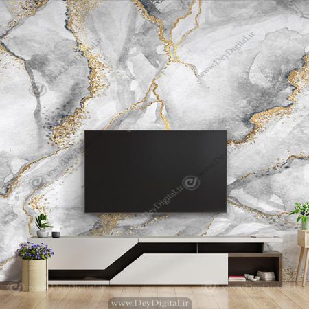 پوستر دیواری طرح سنگ مناسب برای پشت تی وی