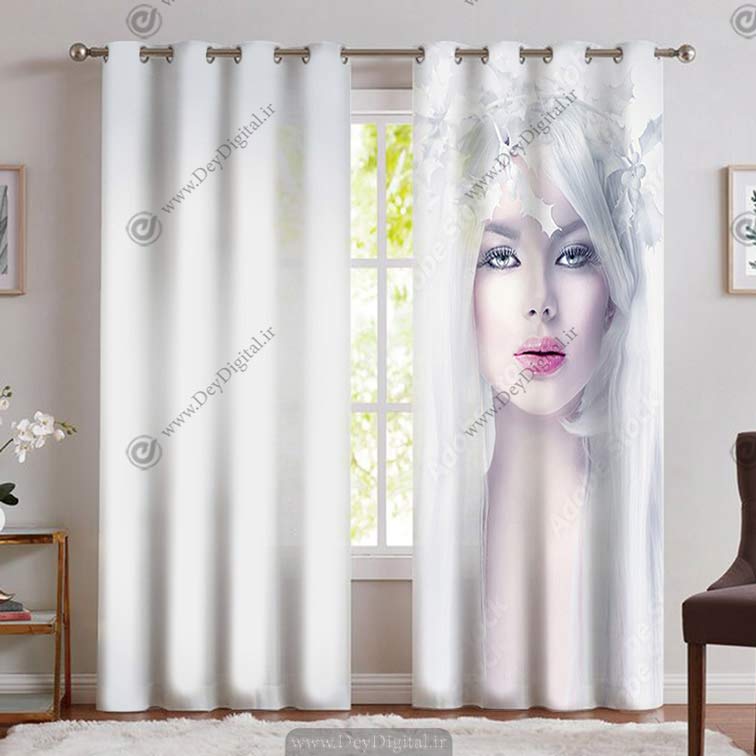 پرده چهره برای آرایشگاه زنانه