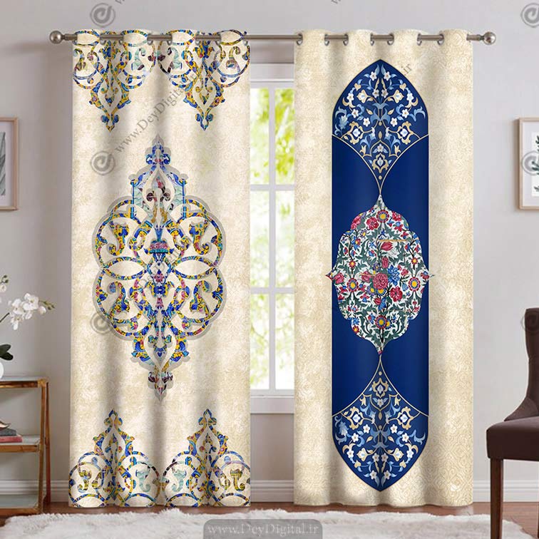 پرده برای پذیرایی مدل جدید طرح سنتی PK-4949