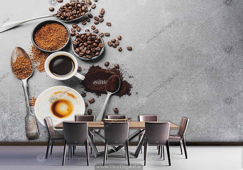 پوستر برای قهوه فروشی