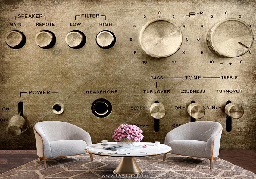 پوستر دیواری برای آکادمی موسیقی