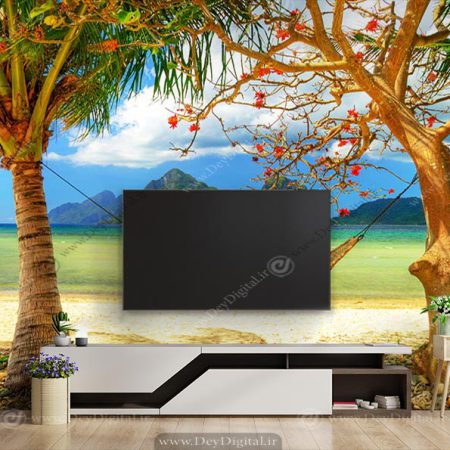 کاغذ دیواری منظره برای اتاق خواب