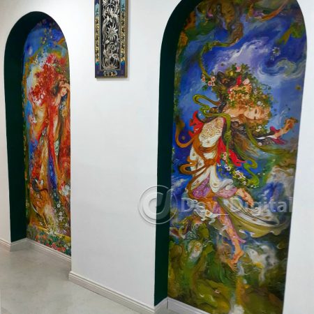 اجرا شده پوستر نقاشی در قاب