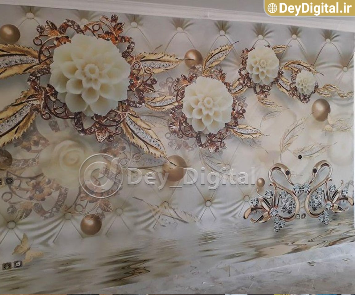 اجرای پوستر دیواری سه بعدی