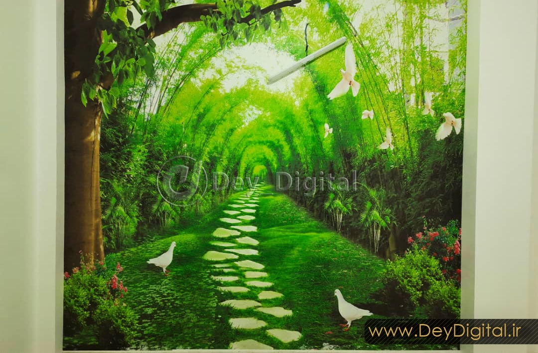 پوستر دیواری اجرا شده
