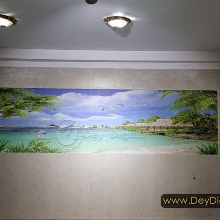 نمونه اجرا شده پوستر طبیعت