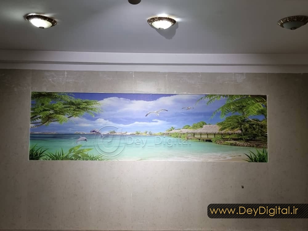 نمونه اجرا شده پوستر طبیعت
